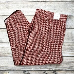 Liz Claiborne Lightweight Red Slim Ankle Pants